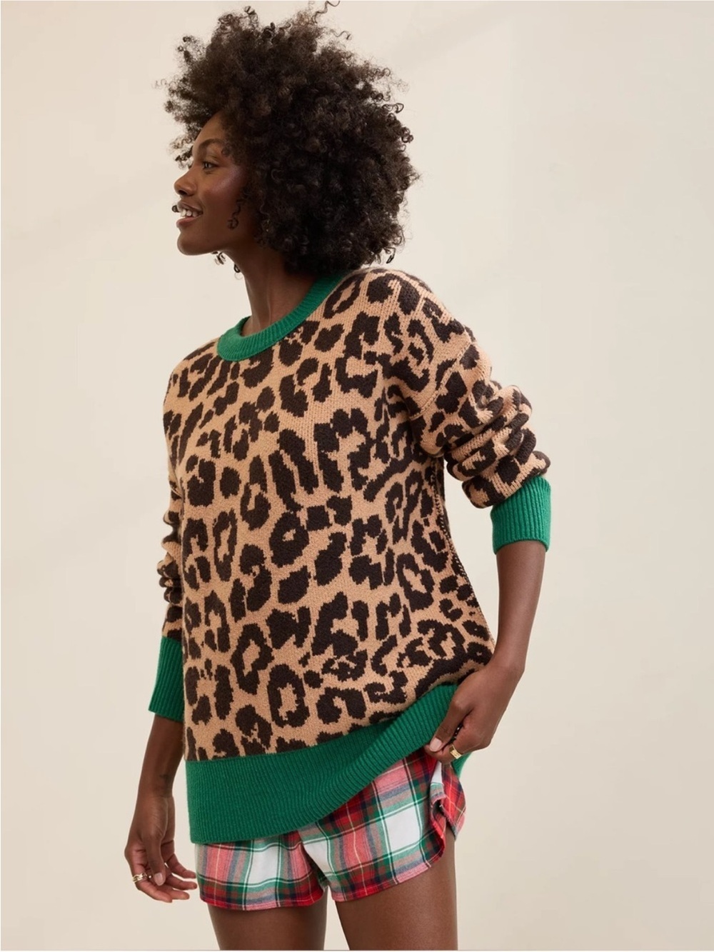 Aerie Softest Luxe Crew Sweater in Beach Dune - Picture 12 of 12